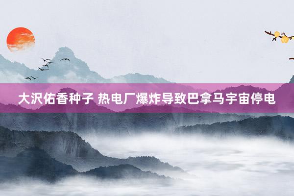 大沢佑香种子 热电厂爆炸导致巴拿马宇宙停电